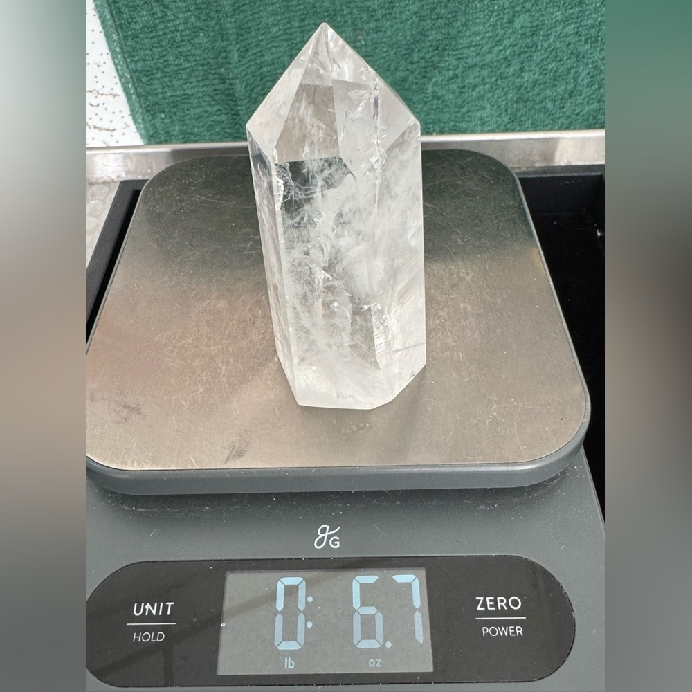 Blue Needle Quartz Tower - Picture 3 of 6